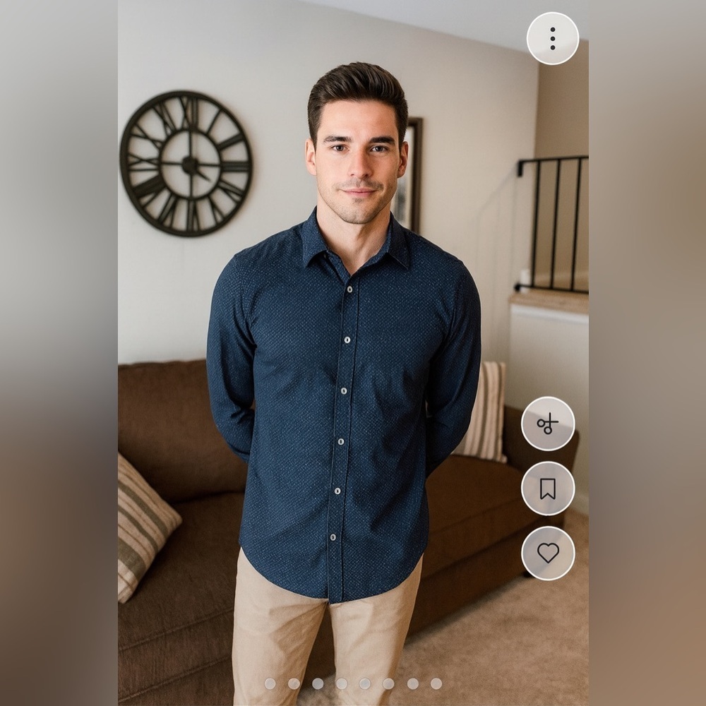 American eagle men’s button down shirt